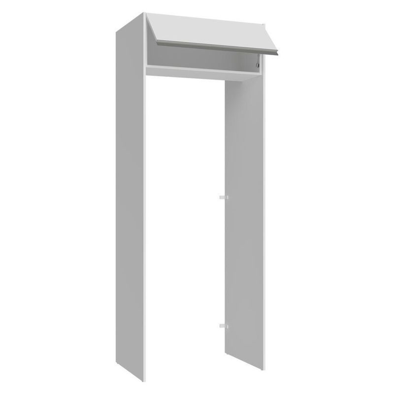 Porta-geladeira 83 cm 1 porta basculante branco glamy madesa