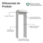 Porta-geladeira 73 cm 1 porta basculante branco glamy madesa