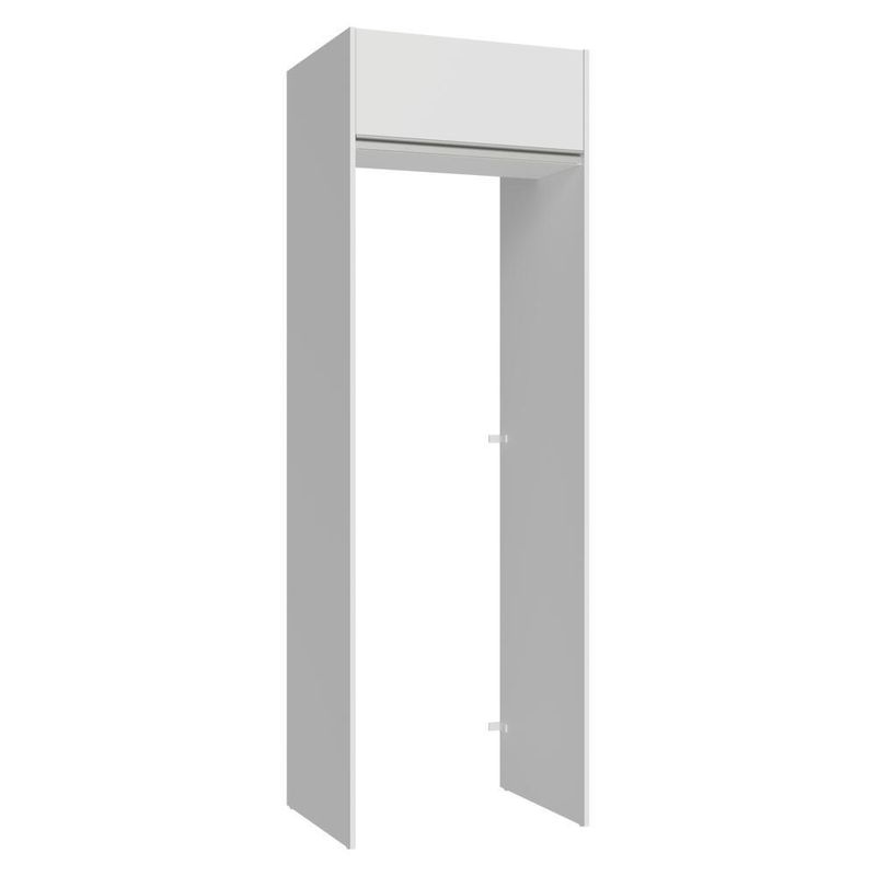 Porta-geladeira 73 cm 1 porta basculante branco glamy madesa