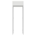Porta-geladeira 73 cm 1 porta basculante branco glamy madesa