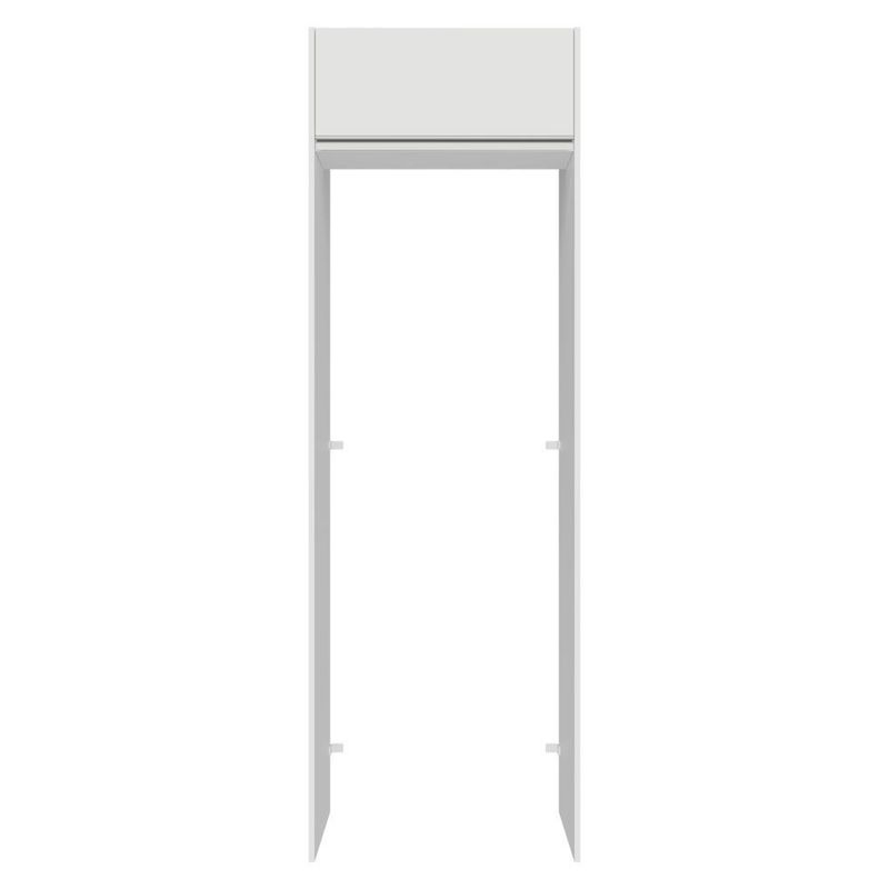 Porta-geladeira 73 cm 1 porta basculante branco glamy madesa