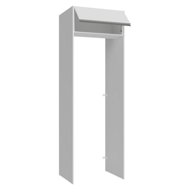 Porta-geladeira 73 cm 1 porta basculante branco glamy madesa