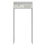Porta-geladeira 103 cm 1 porta basculante branco glamy madesa