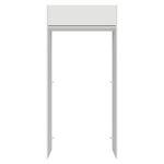 Porta-geladeira 103 cm 1 porta basculante branco glamy madesa