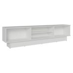 Rack para tv até 80 polegadas 218 cm 2 portas branco vik madesa