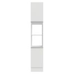 Paneleiro 40 cm 2 portas e 2 nichos branco glamy madesa