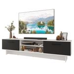Rack para tv até 80 polegadas 218 cm 2 portas b agata madesa