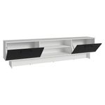 Rack para tv até 80 polegadas 218 cm 2 portas b agata madesa