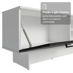 Rack para tv até 80 polegadas 218 cm 2 portas b agata madesa