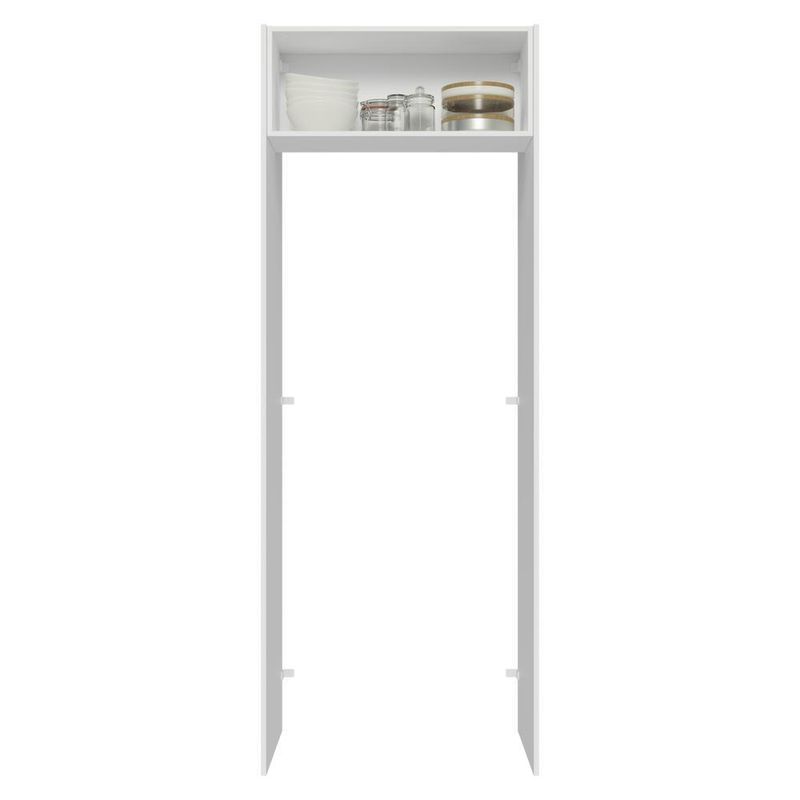 Porta-geladeira 83 cm 1 porta basculante branco vik madesa