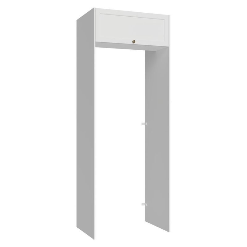 Porta-geladeira 83 cm 1 porta basculante branco vik madesa