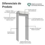 Porta-geladeira 83 cm 1 porta basculante branco vik madesa