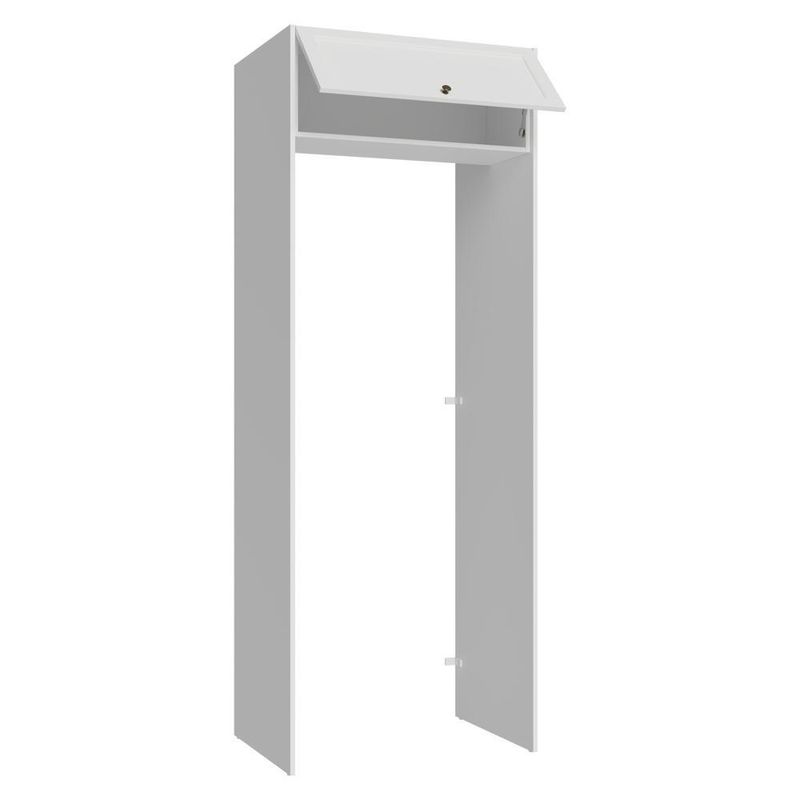 Porta-geladeira 83 cm 1 porta basculante branco vik madesa