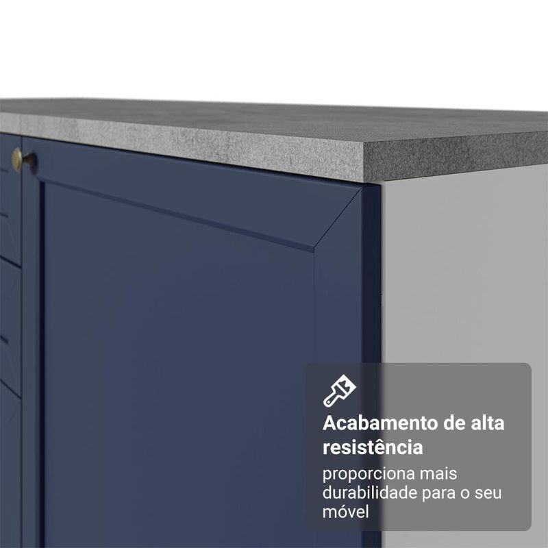 Rack para tv até 70 polegadas + prateleiras 160cm vik madesa 05 b