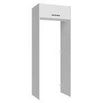 Porta-geladeira 83 cm 1 porta basculante branco agata madesa