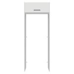 Porta-geladeira 83 cm 1 porta basculante branco agata madesa