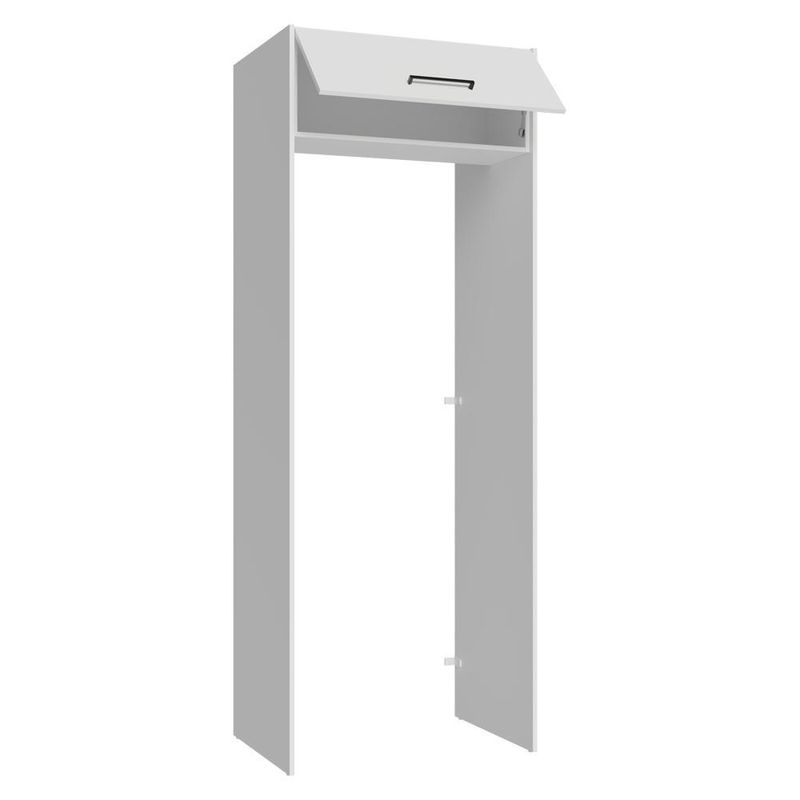 Porta-geladeira 83 cm 1 porta basculante branco agata madesa