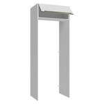 Porta-geladeira 83 cm 1 porta basculante branco veludo lux madesa