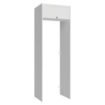 Porta-geladeira 73 cm 1 porta basculante branco vik madesa