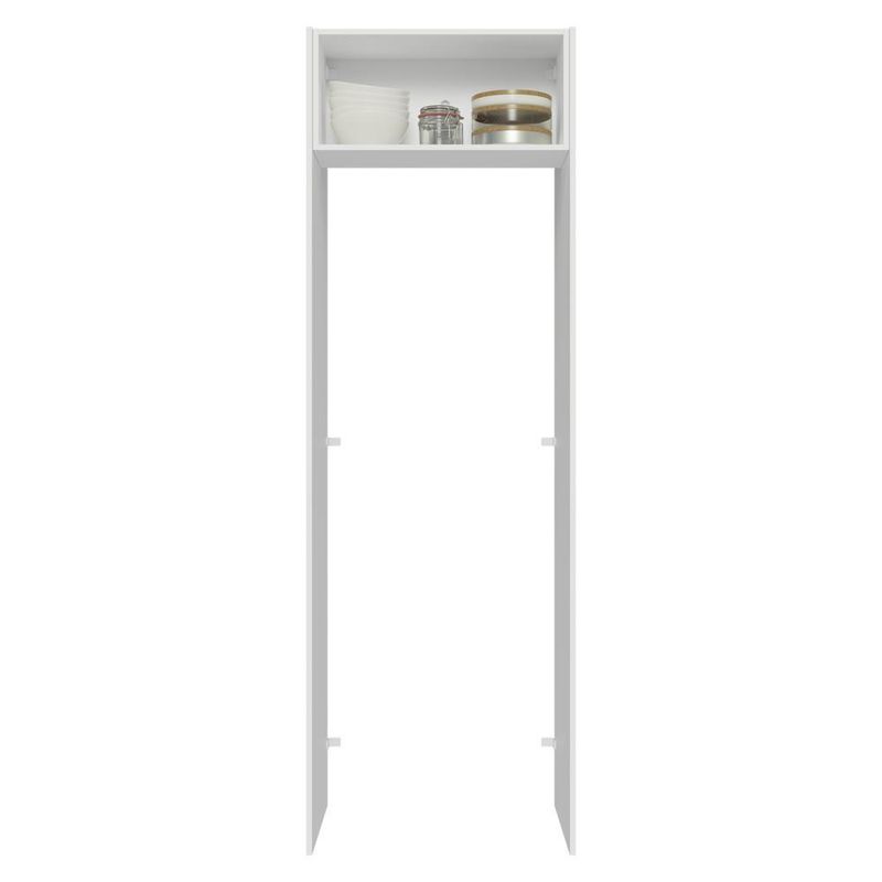 Porta-geladeira 73 cm 1 porta basculante branco vik madesa