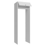 Porta-geladeira 73 cm 1 porta basculante branco vik madesa