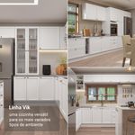 Porta-geladeira 73 cm 1 porta basculante branco vik madesa