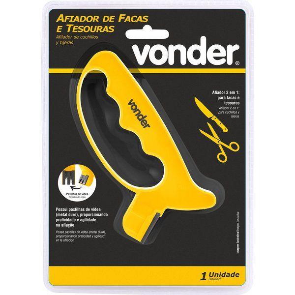 Afiador de facas/tesouras com vídea vonder