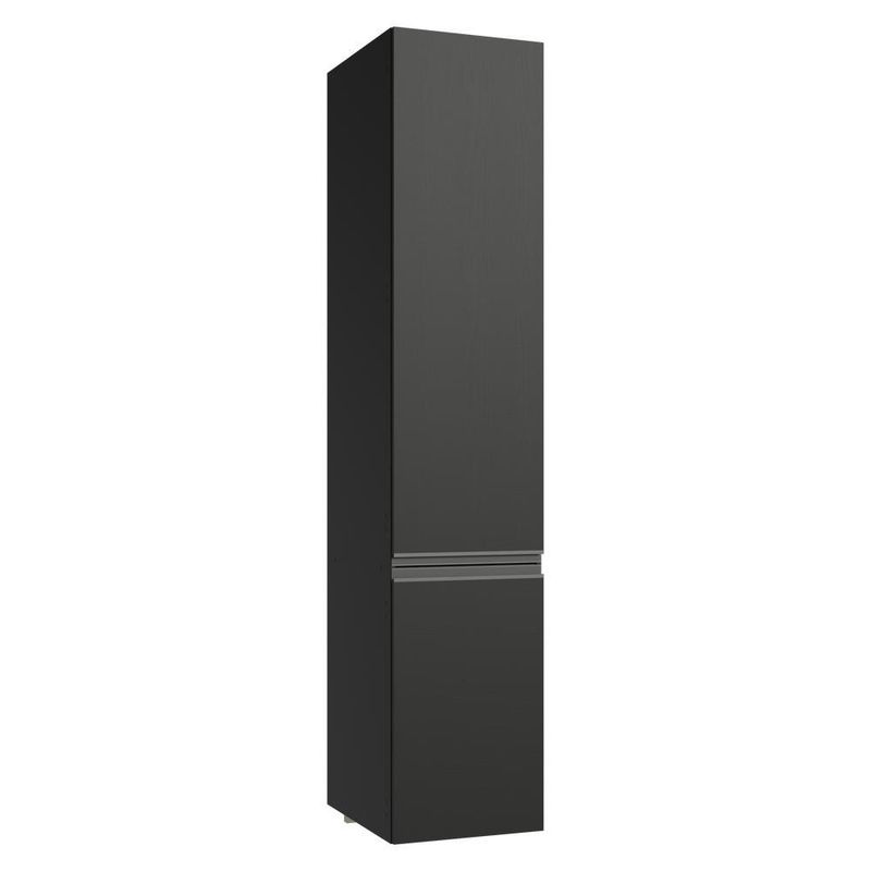 Paneleiro 40 cm 2 portas suspenso preto nice madesa