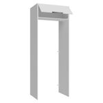 Porta-geladeira 83 cm 1 porta basculante branco stella madesa