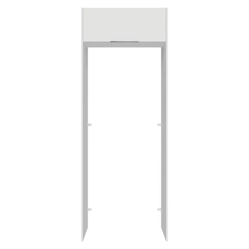 Porta-geladeira 83 cm 1 porta basculante branco stella madesa