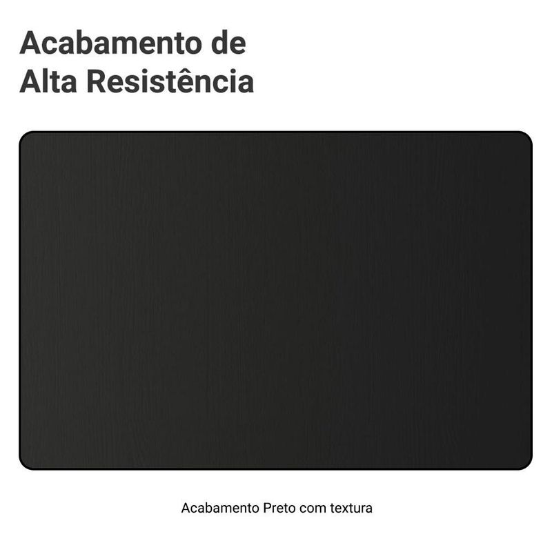 Guarda-roupa casal com pés 3 portas de correr com espelhos preto reno madesa