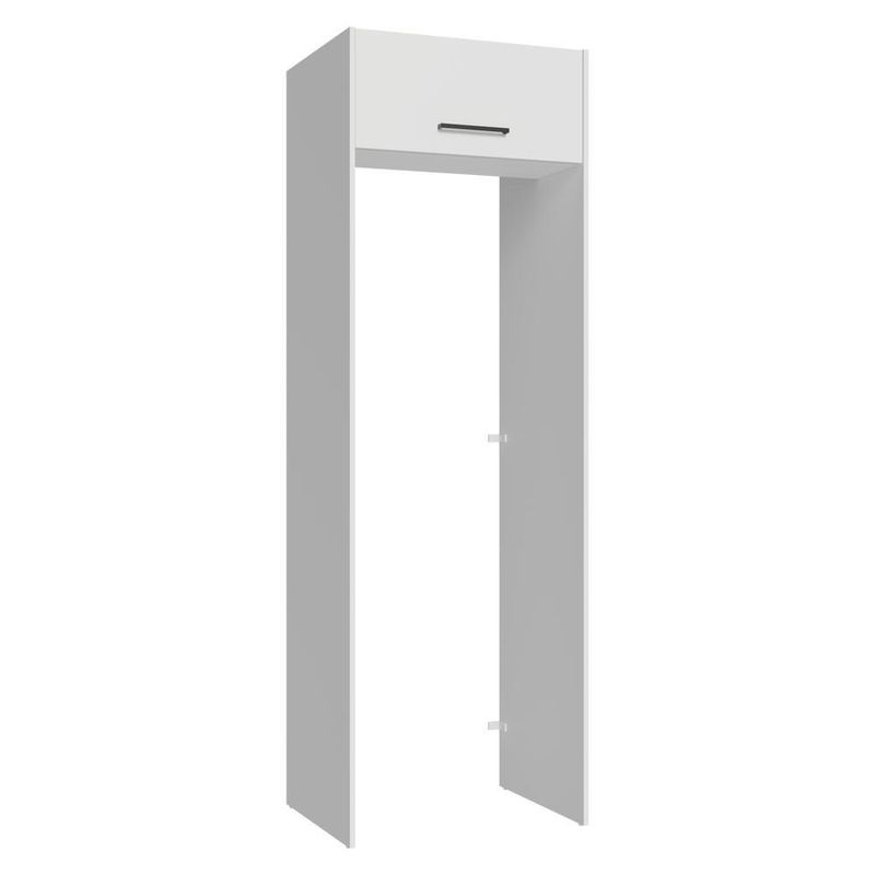 Porta-geladeira 73 cm 1 porta basculante branco agata madesa