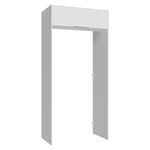 Porta-geladeira 103 cm 1 porta basculante branco stella madesa