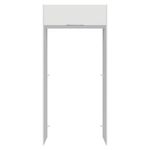 Porta-geladeira 103 cm 1 porta basculante branco stella madesa