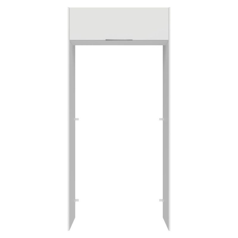 Porta-geladeira 103 cm 1 porta basculante branco stella madesa