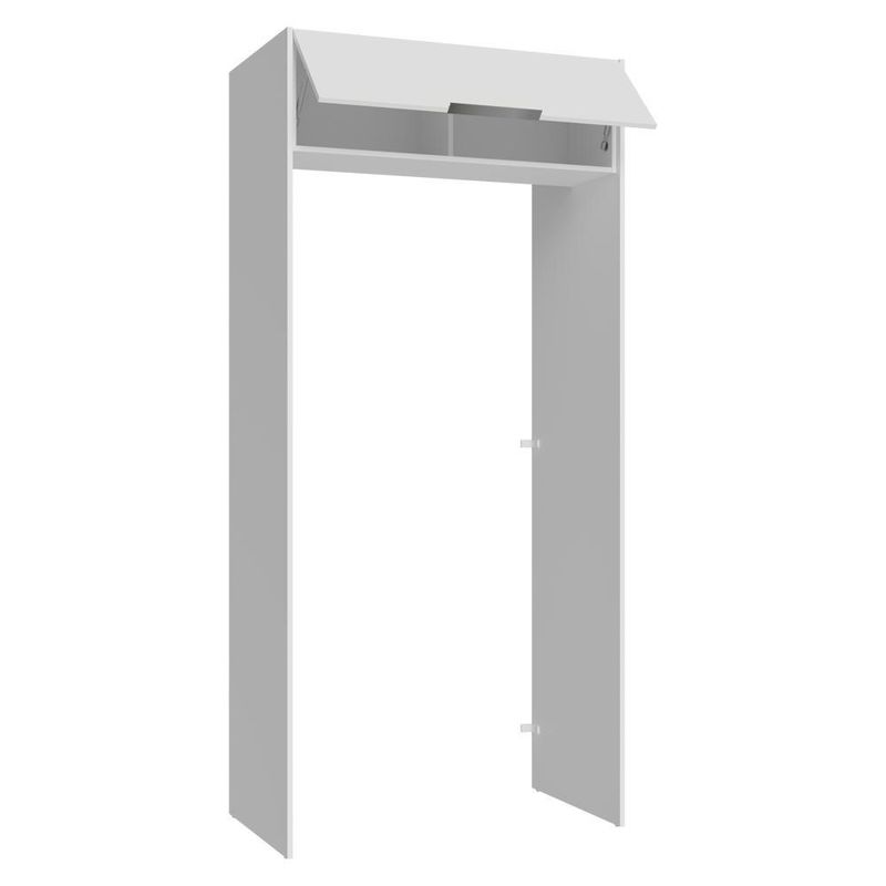 Porta-geladeira 103 cm 1 porta basculante branco stella madesa