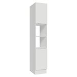 Paneleiro 40 cm 2 portas e 2 nichos branco stella madesa