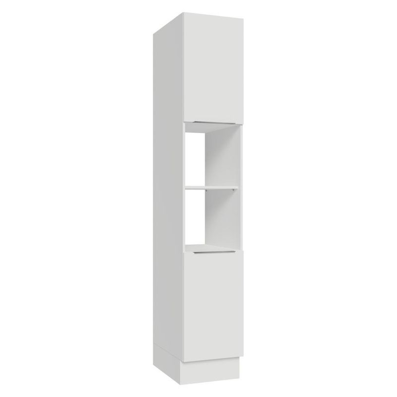 Paneleiro 40 cm 2 portas e 2 nichos branco stella madesa