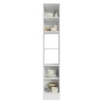 Paneleiro 40 cm 2 portas e 2 nichos branco agata madesa