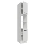 Paneleiro 40 cm 2 portas e 2 nichos branco agata madesa