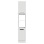 Paneleiro 40 cm 2 portas e 2 nichos branco agata madesa