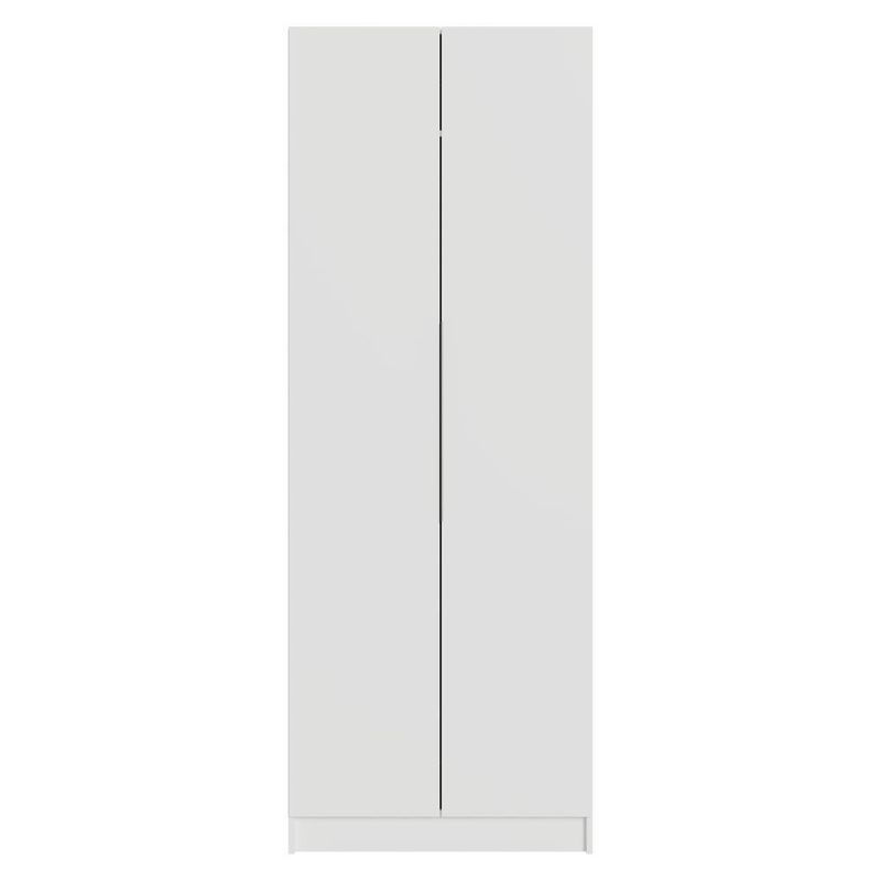 Guarda-roupa modulado 2 portas 4 gavetas 1 cabideiro branco neo madesa