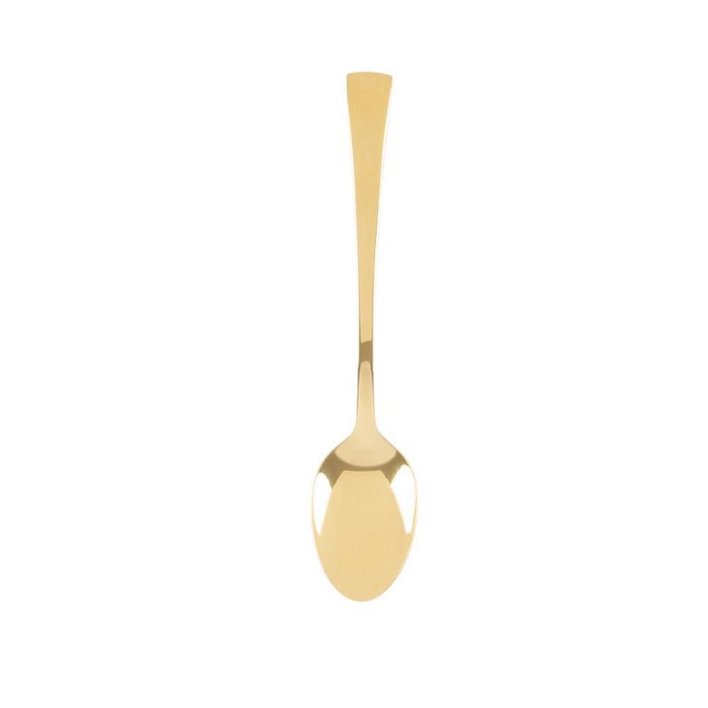6 colheres de chá wolff berna dourado de aço inox
