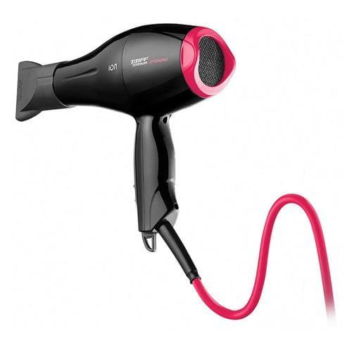 Secador de cabelos taiff titanium colors com emissão de Íons motor ac profissional preto/rosa 2100w