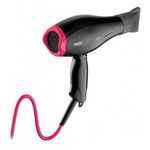 Secador de cabelos taiff titanium colors com emissão de Íons motor ac profissional preto/rosa 2100w