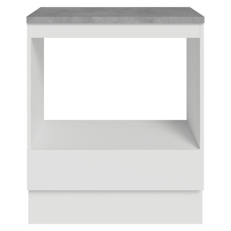 Balcão para forno/micro-ondas 70 cm 1 gaveta branco madesa