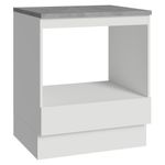 Balcão forno/microondas 70x 60 m 1 gav (com tampo) b madesa