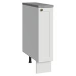 Balcão porta-temperos 20 cm 1 porta branco vik madesa