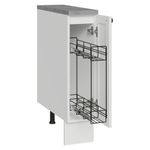 Balcão porta-temperos 20 cm 1 porta branco vik madesa