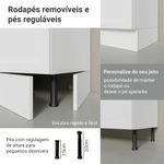Balcão porta-temperos 20 cm 1 porta branco vik madesa
